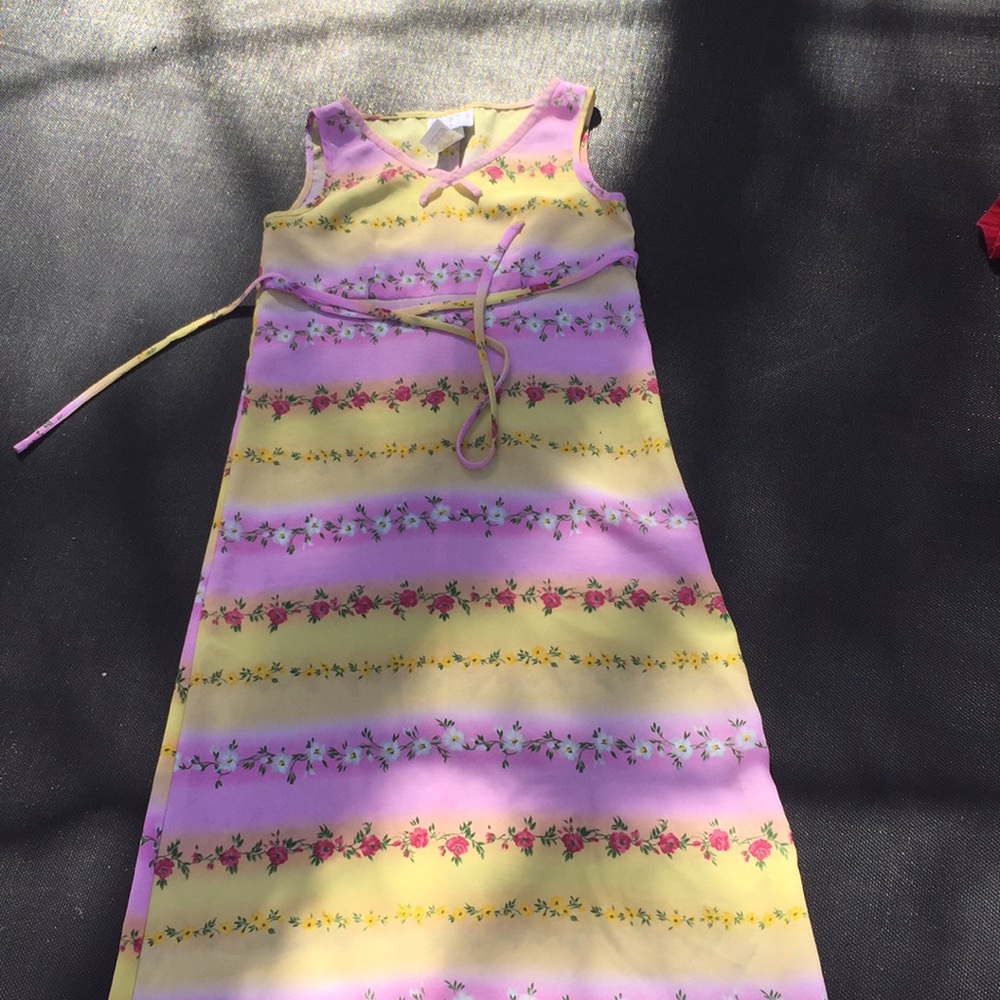 Girls flower print dress